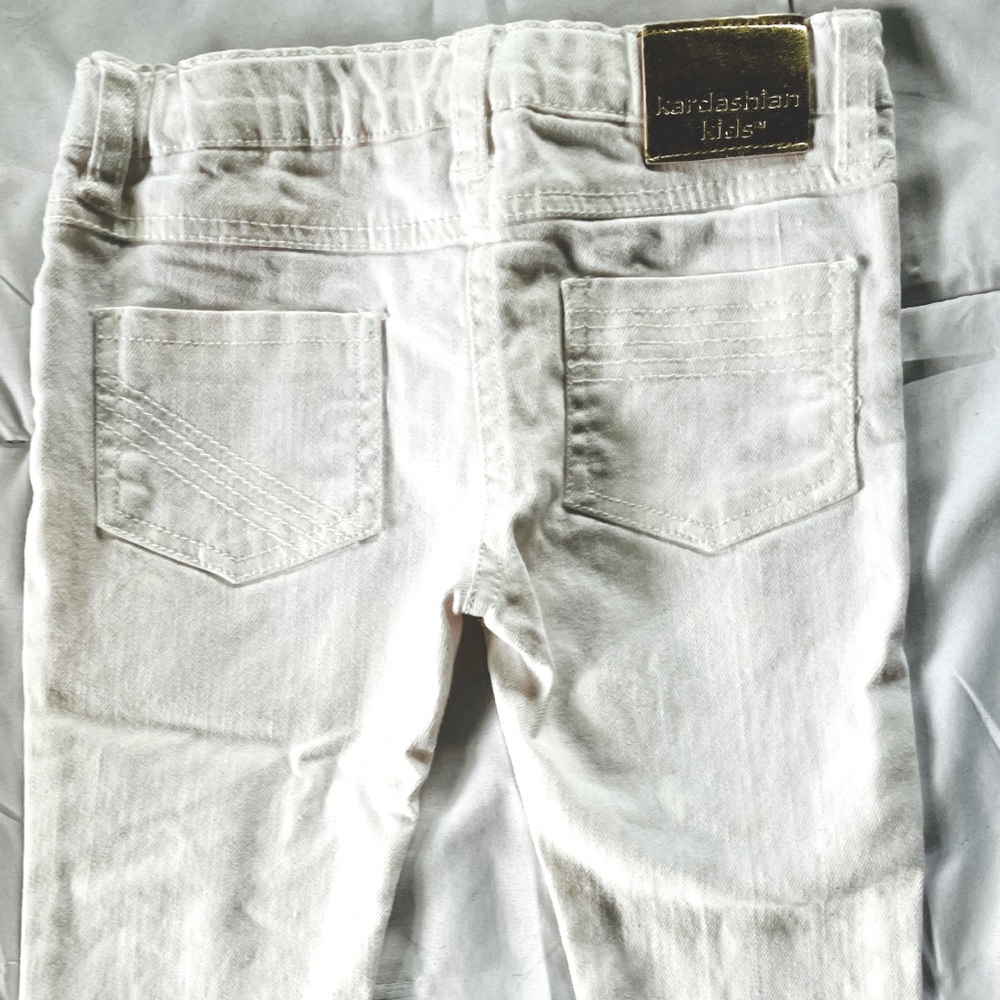 Kardashian Kids White Jeans